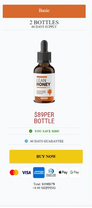 LeanHoney 2 Bottle
